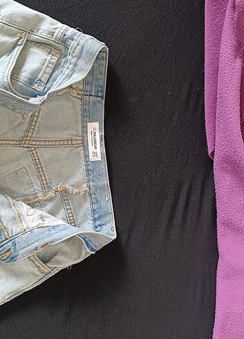 Pull&Bear Kot Şort - Görsel 5