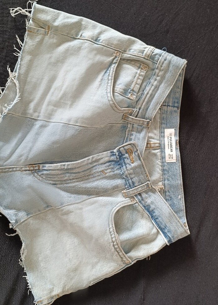 Pull&Bear Kot Şort - Görsel 4