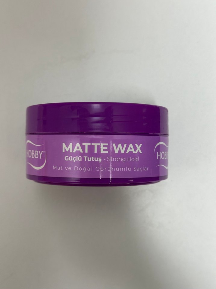 Hobby Matte Wax Güçlü Tutucu Saç Wax'ı - Görsel 2