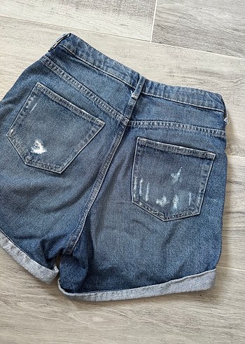 xs Beden Kadın Mavi Kot Mini Şort