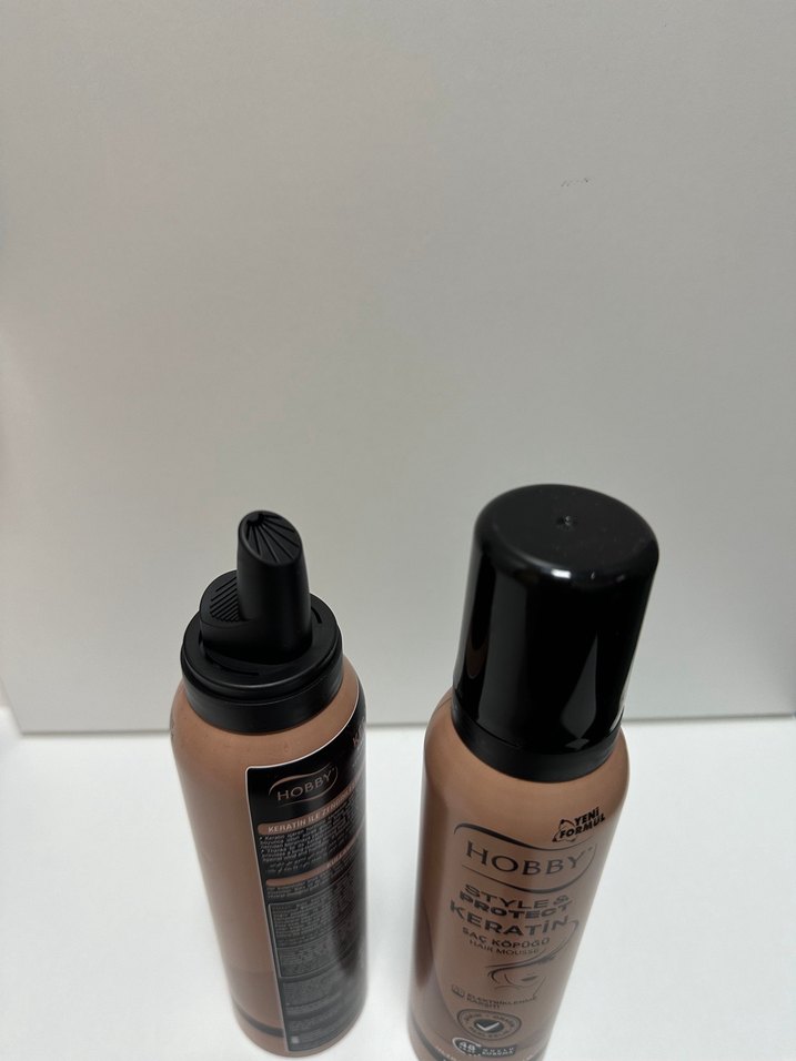 Hobby Keratin Saç Köpüğü Ultra Güçlü 2'li Set - Görsel 5