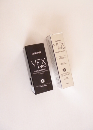 Farmasi Farmasi Vfx Pro Camera Ready Fondöten, Makyaj Bazı ve Deep Black