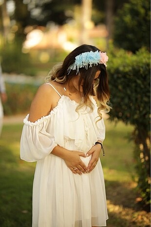 Zara Beyaz elbise