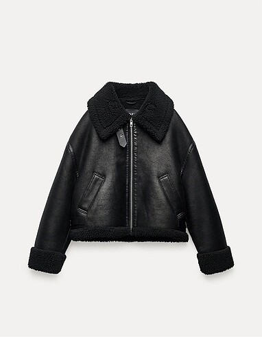 Zara biker ceket mont