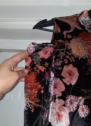 Stradivarius Kadife Bluz