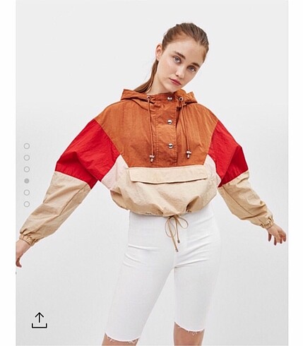 Bershka Yağmurluk Ceket