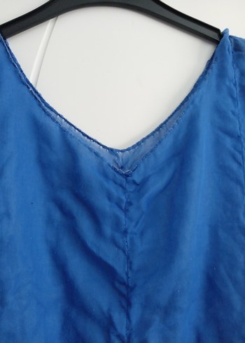 Mavi Keten pareo - Görsel 4