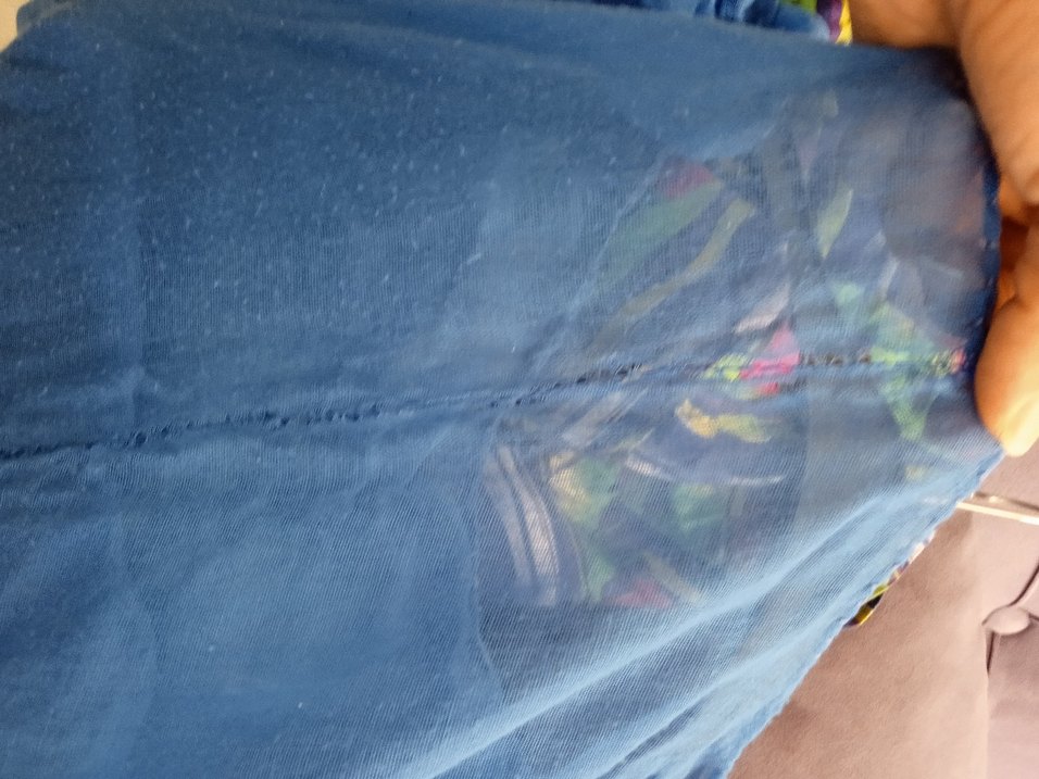 Mavi Keten pareo - Görsel 5