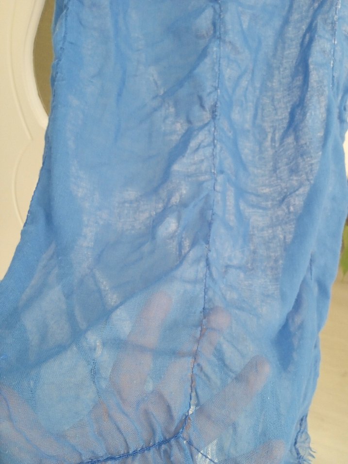 Mavi Keten pareo - Görsel 2