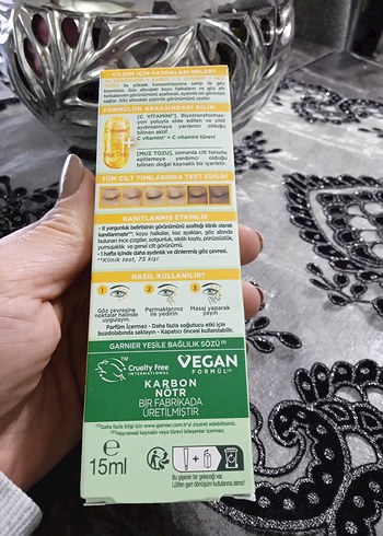 Garnier Vitamin C Parlaklık Veren Göz Kremi 4% - Görsel 6