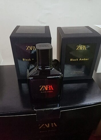 Zara black amber parfüm 