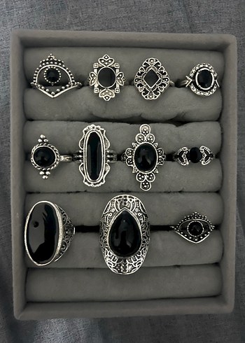 Gotik Vintage Tekli Yüzük