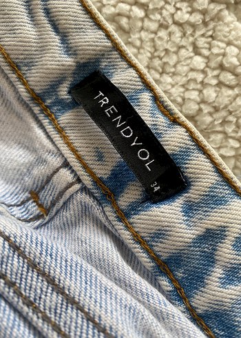 Kadın Mavi Flare jean - Görsel 2