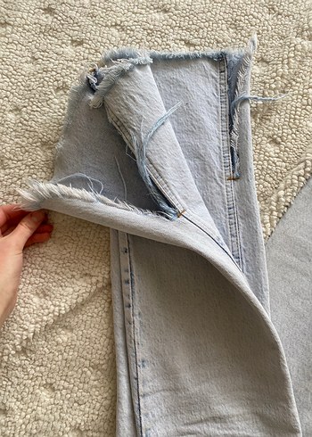 Kadın Mavi Flare jean - Görsel 3