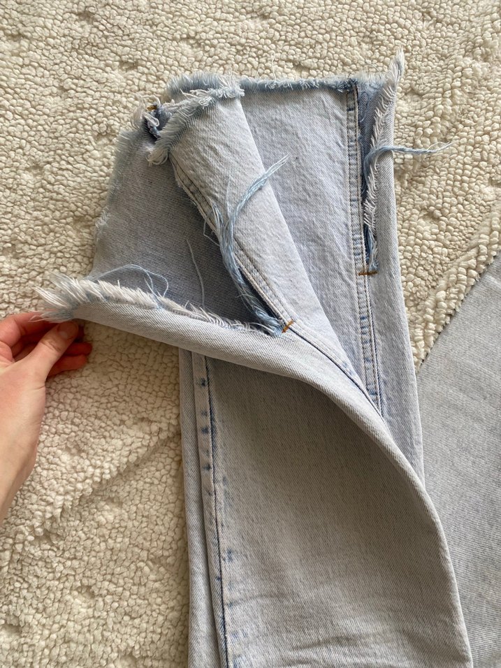 Kadın Mavi Flare jean - Görsel 3