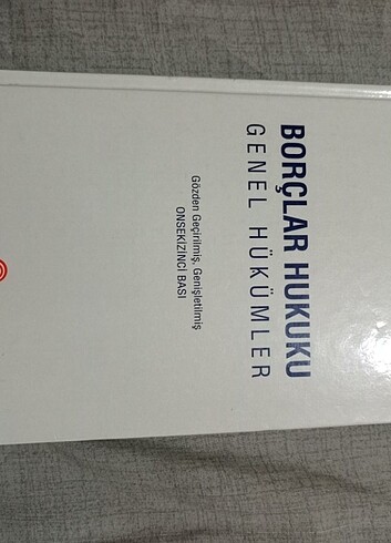 Borçlar Hukuku Genel Hükümler
