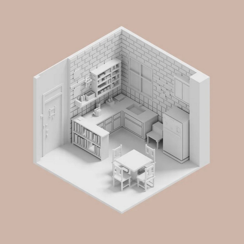 FRİENDS KİTCHEN DİORAMASI - Görsel 2