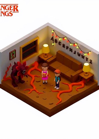 STRANGER THİNGS DİORAMASI - Görsel 2