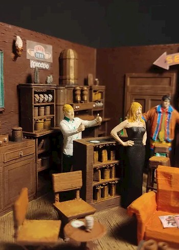 FRİENDS MİNYATÜR DİORAMA - Görsel 8