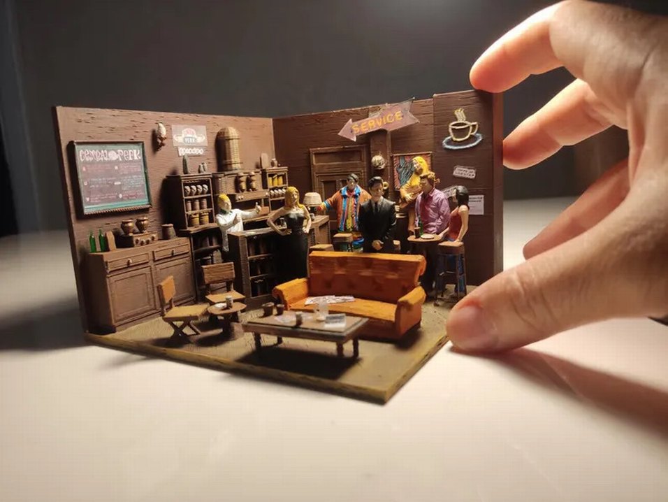 FRİENDS MİNYATÜR DİORAMA - Görsel 5