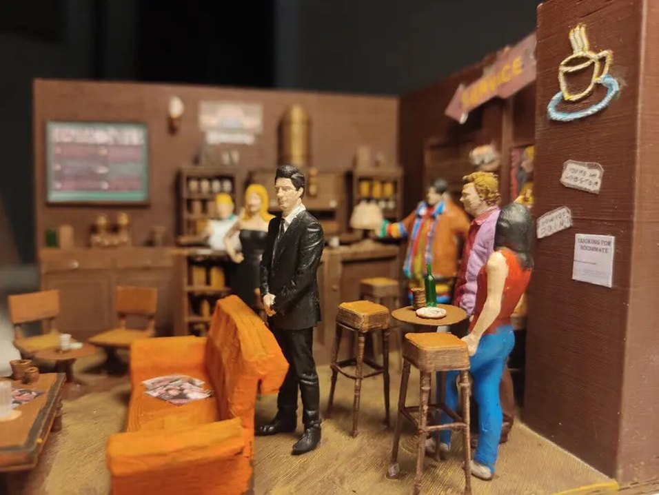 FRİENDS MİNYATÜR DİORAMA - Görsel 3