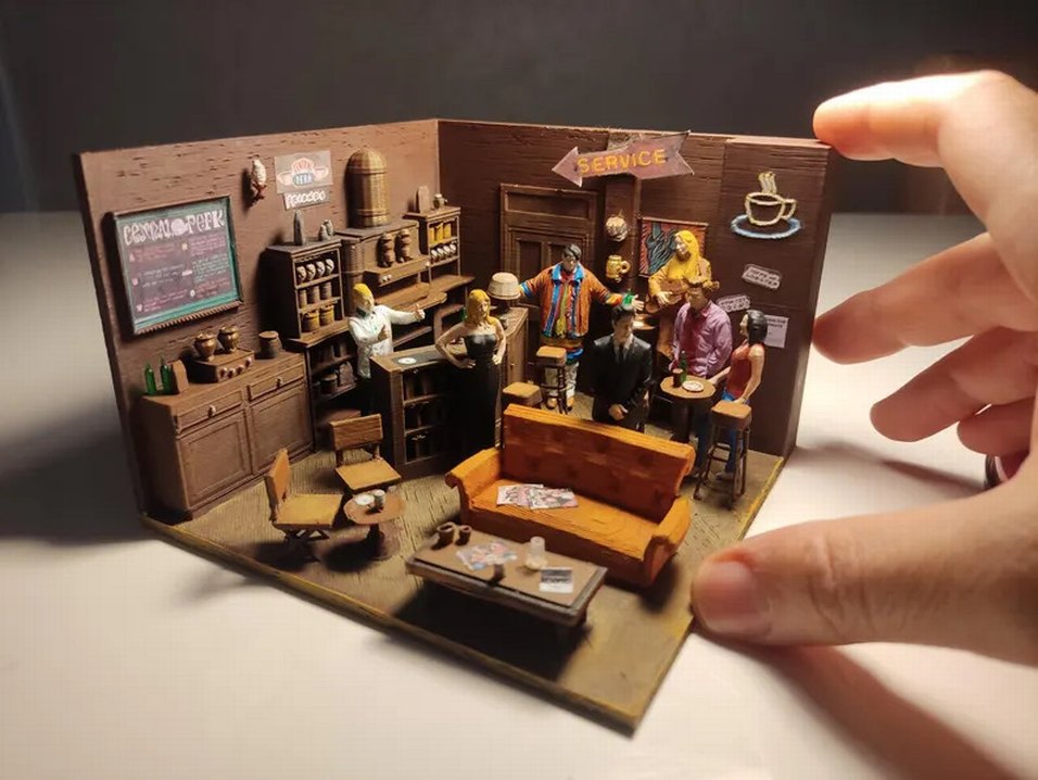 FRİENDS MİNYATÜR DİORAMA - Görsel 2