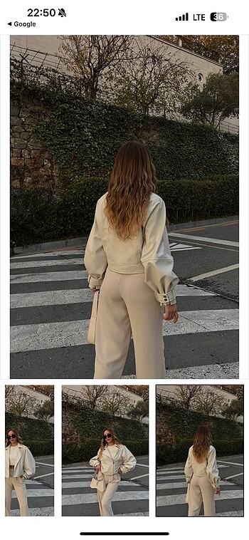 l Beden oversize deri ceket