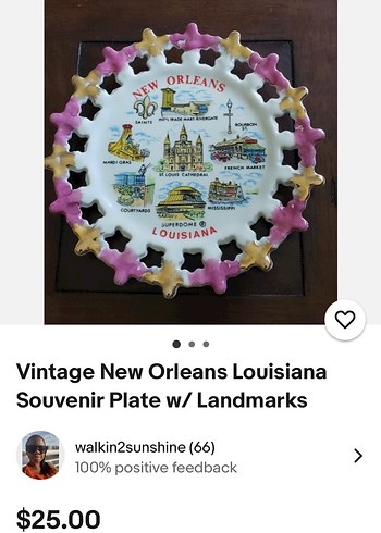 New Orleans Temalı Dekoratif Tabak - Görsel 6