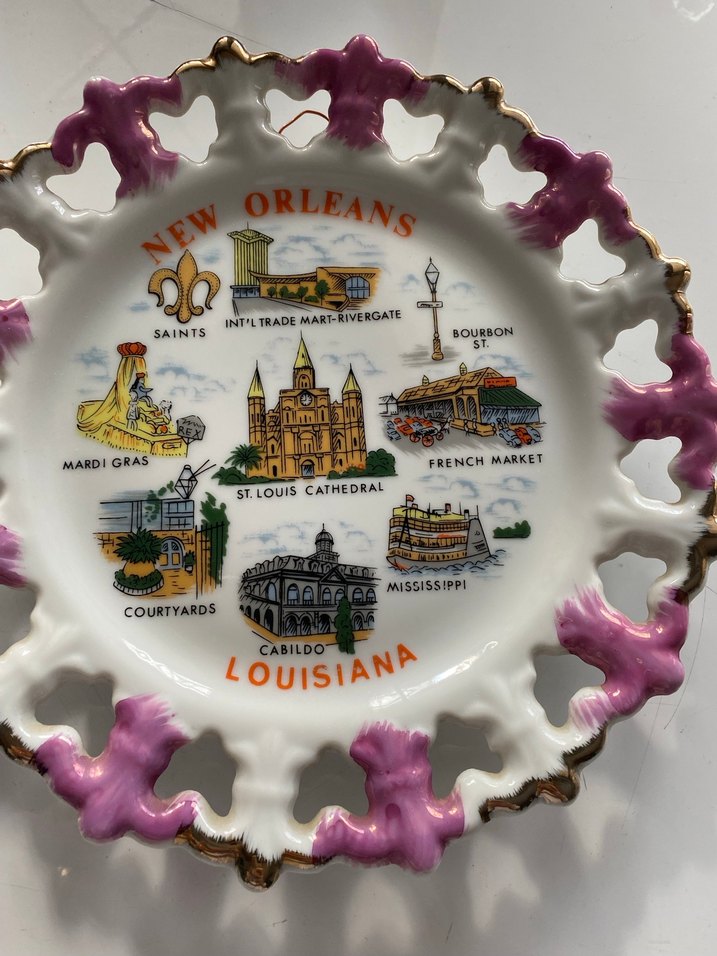 New Orleans Temalı Dekoratif Tabak - Görsel 2