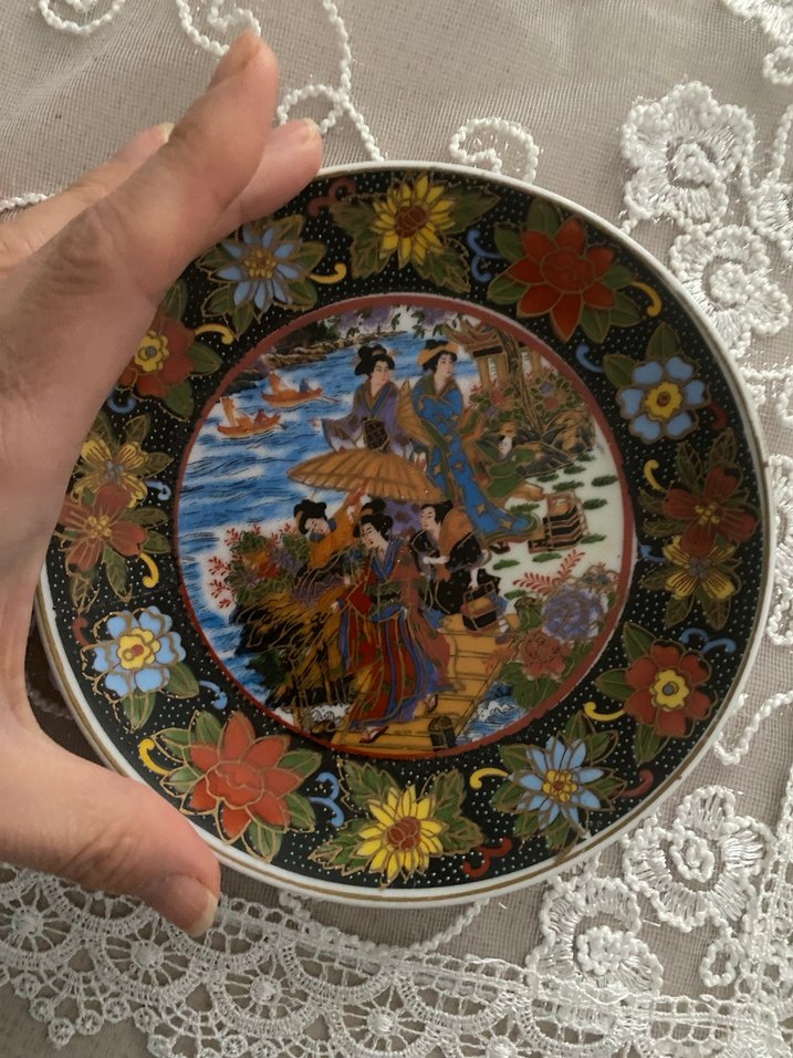 Çin işi süs tabak - Görsel 2