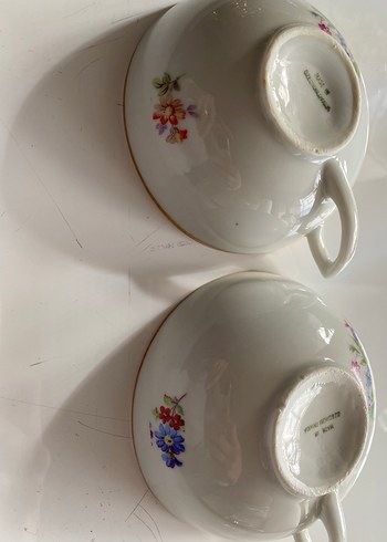 Çekoslovakya Porselen Fincanlar - Görsel 7