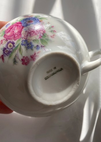Çekoslovakya Porselen Fincanlar - Görsel 5