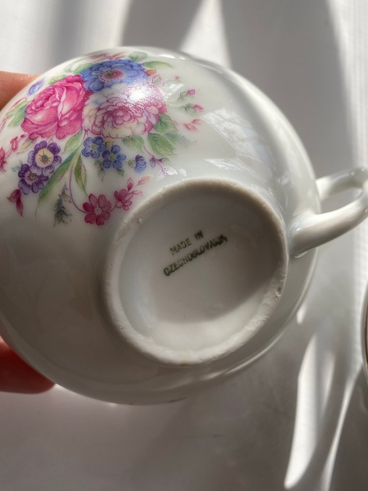 Çekoslovakya Porselen Fincanlar - Görsel 5
