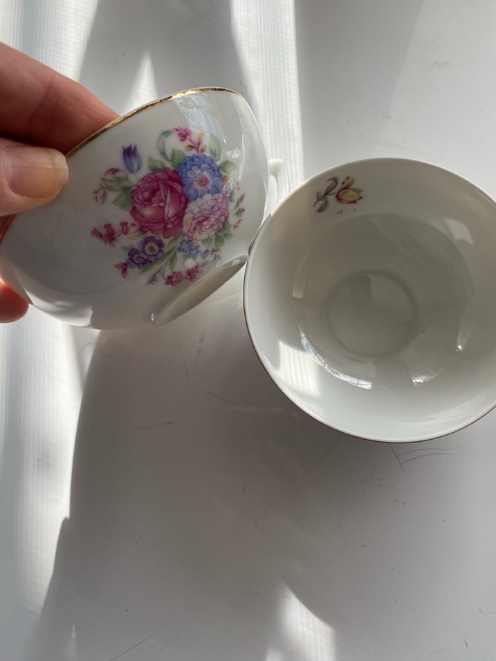 Çekoslovakya Porselen Fincanlar - Görsel 4