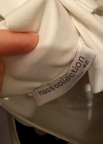 Beyaz Kumaş Kadın Pantolon - Görsel 14