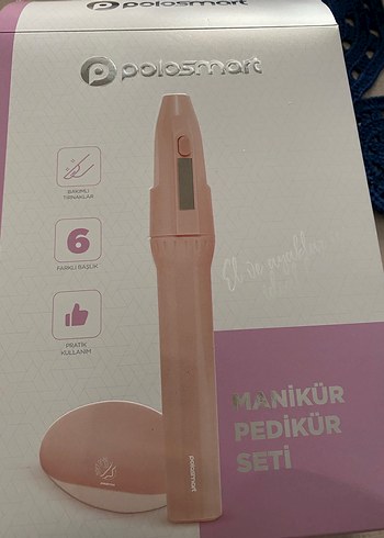Polosmart PBS505 Pastel Pembe Manikür Pedikür Seti - Görsel 5