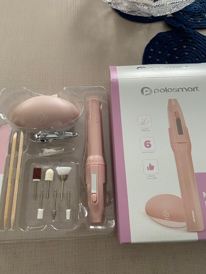 Polosmart PBS505 Pastel Pembe Manikür Pedikür Seti - Görsel 2