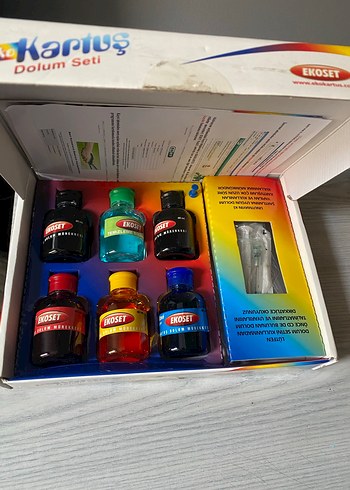 EkoSet 3takım Çok Renkli Yazıcı Mürekkep Seti - Görsel 8