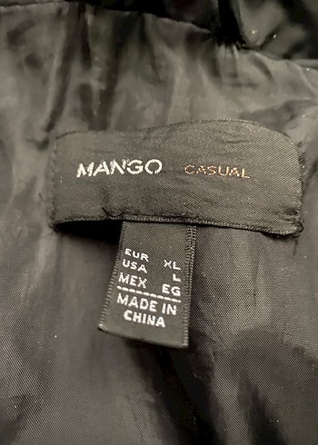 MANGO Kaz tüylü Mont - Görsel 8