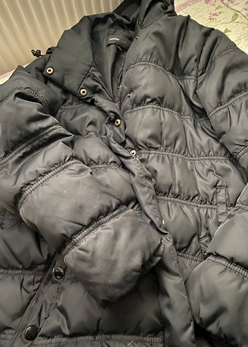 MANGO Kaz tüylü Mont - Görsel 5