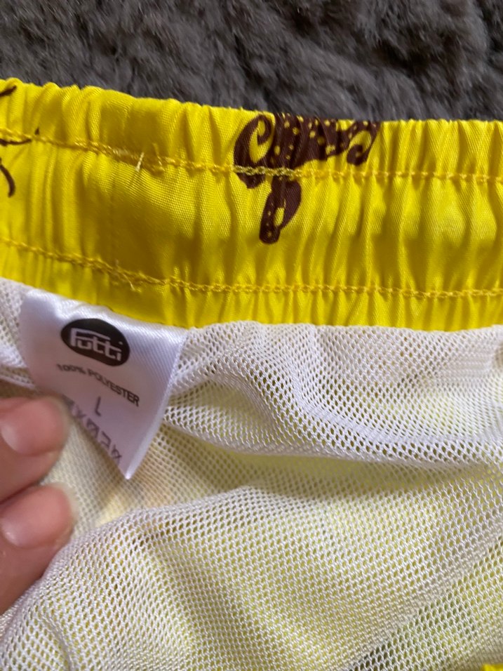 Sarı Desenli Erkek Deniz Şortu - Görsel 5