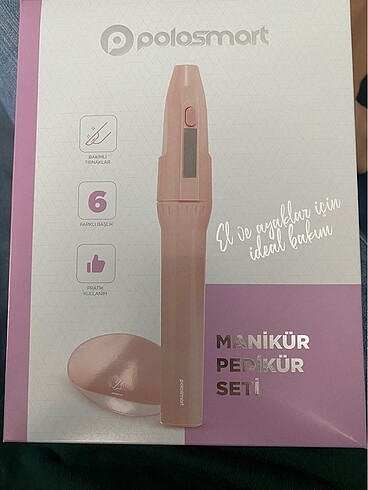 l Beden beyaz Renk Manikür pedikür seti