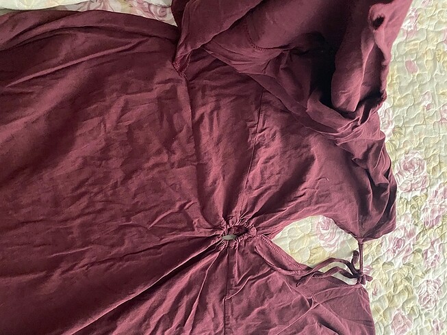 38 Beden Siyah-Bordo pareo
