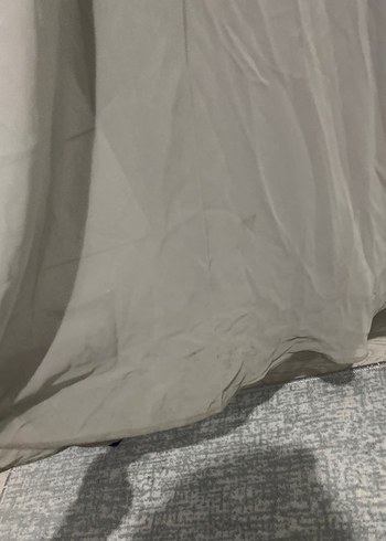 Boncuk İşlemeli Gri Uzun Abiye Elbise - Görsel 5