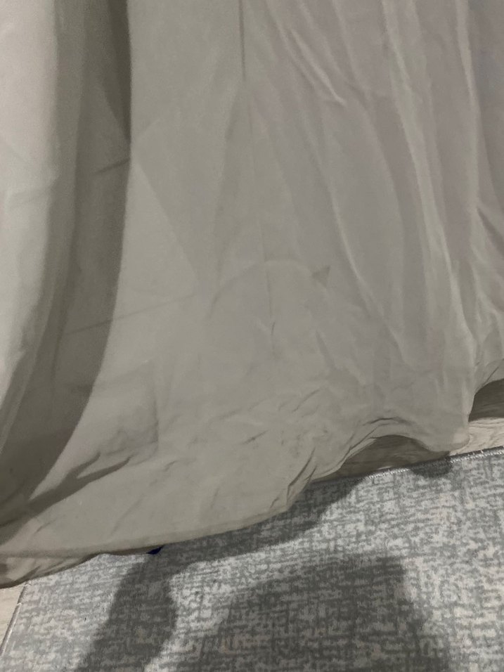 Boncuk İşlemeli Gri Uzun Abiye Elbise - Görsel 5