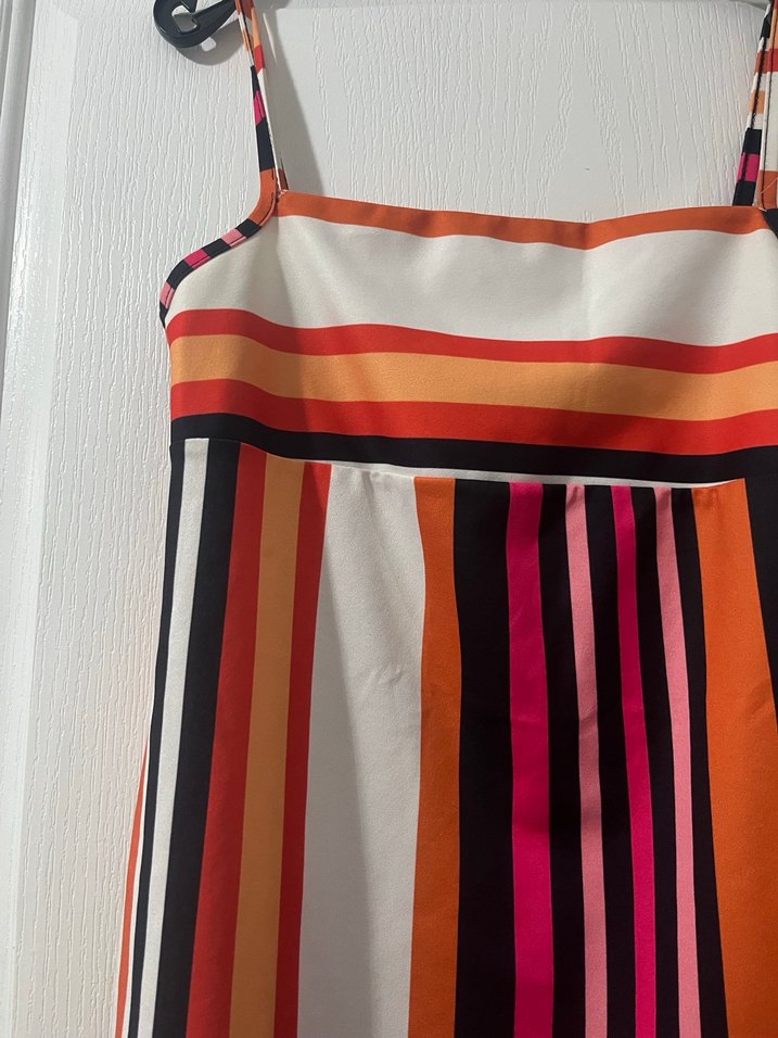 Çizgili mini Elbise - Görsel 2
