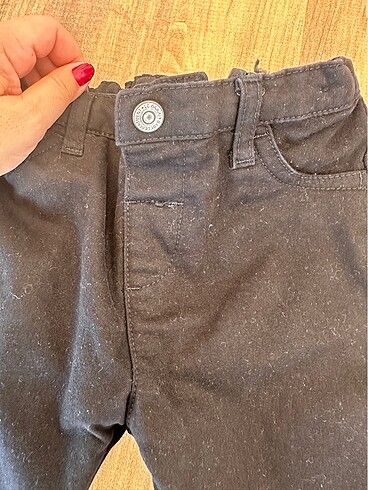 4 Yaş Beden siyah Renk Kışlık içi polarlı jean