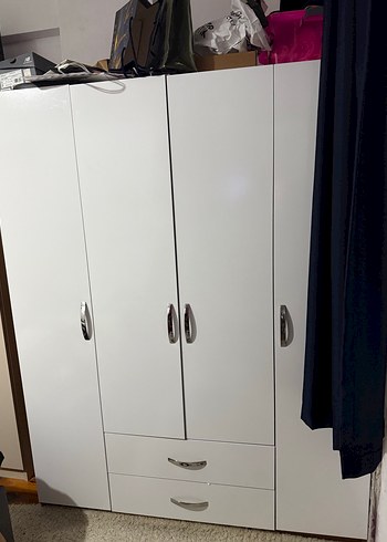 4 kapılı 2 çekmeceli dolap - Görsel 2