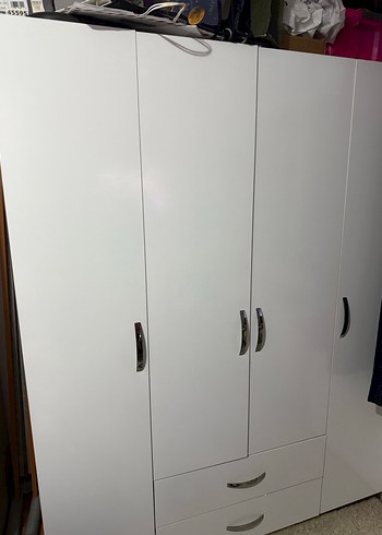 4 kapılı 2 çekmeceli dolap - Görsel 3