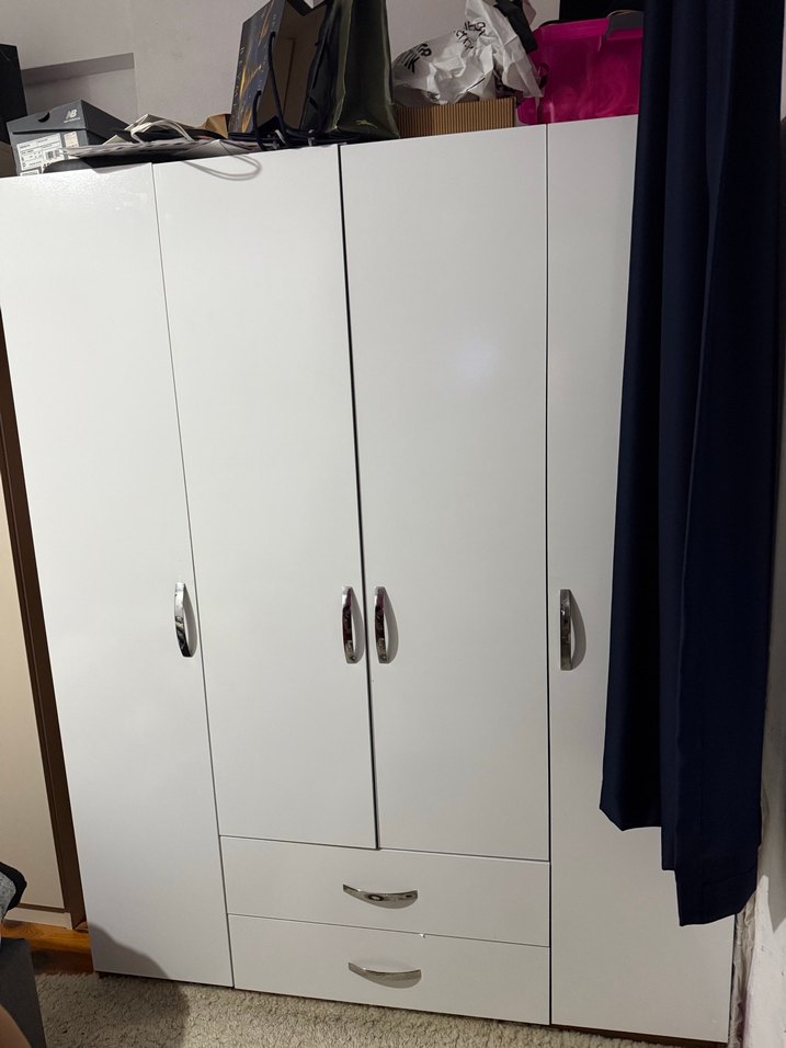 4 kapılı 2 çekmeceli dolap - Görsel 2